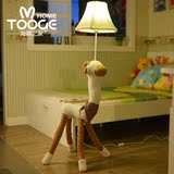 兔哥之家 动物卡通创意羊驼立式台灯落地灯卧室客厅儿童房简约灯