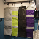 悬挂式收纳挂袋多层多功能布艺储物袋墙上门后衣柜衣橱整理收纳袋