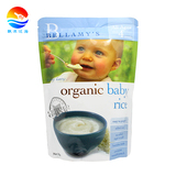 Bellamy’s 澳洲贝拉米婴儿儿童辅食原味大米米粉米糊125g 4+含铁