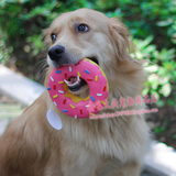 宠物狗狗发声玩具甜甜圈拉布拉多泰迪金毛萨摩哈士奇边牧阿拉斯加