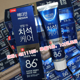 韩国新款爱茉莉麦迪安86%蓝色去牙石美白去渍牙膏120g