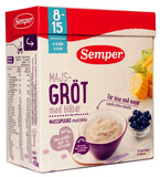 代购瑞典森宝semper 8个月蓝莓玉米婴儿营养米粉米糊 宝宝辅食