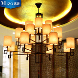 新中式后现代仿古铁艺中国风茶楼工程定制客厅卧室餐厅吊灯
