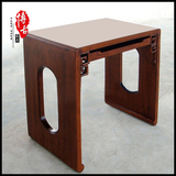 中式电脑桌 新中式古典家具 明式仿古家具实木写字台 老榆木书桌