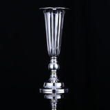 热销欧式镀银花瓶复古经典高档金属餐桌家居摆件装饰婚庆用品1027