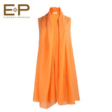 EP 雅莹女装2016夏季新款专柜气质商场同款橙色披肩式外套1207a
