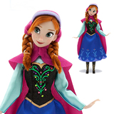 现货Disney迪士尼冰雪奇緣艾莎安娜芭比人偶娃娃仿真娃娃儿童玩具