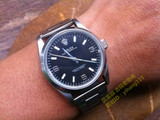 老物件 古玩古董 收藏钟表手表 二手瑞士劳力士蚝式恒动黑盘腕表