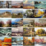 世界风景油画 高清图库图片素材 名家美术绘画作品最强合集4600张
