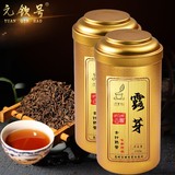 买1送1云南茶叶普洱茶陈年熟茶布朗山特级金针宫廷共420g罐装散茶