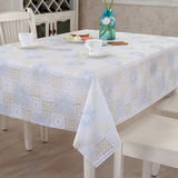 欧式田园餐桌布防水防油PVC耐高温茶几垫 免洗软质玻璃定制桌垫