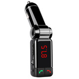 车载MP3播放器FM发射 汽车双USB充电蓝牙MP3蓝牙耳机免提电话U盘