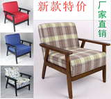 新款三人双人组装简约现代成人沙发日式 小户型布艺沙发 翘楚人生