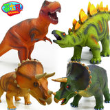 哥士尼大软胶恐龙霸王龙玩具剑暴三角礼品侏罗纪公园动物模型摆件