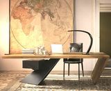 美式loft复古铁艺实木餐桌椅组合电脑办公桌书桌现代会议桌老板桌