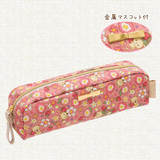 San-X 轻松熊妹妹版笔袋  可爱卡通 粉色 防水 收纳 文具日本正品