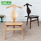 设计师椅实木椅子 纯实木水曲柳北欧风格 创意造型椅特价