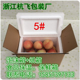 5号邮政泡沫箱海鲜水果食品种菜大号保温保鲜箱带配套纸箱批发