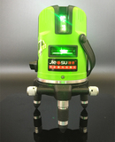 红外线充电锂电池三脚架打斜线包邮超亮户外绿光水平仪235线激光