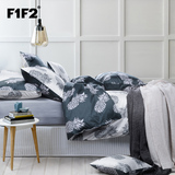 F1F2家纺全棉四件套纯棉儿童简约1.5米床单床品1.8m 双人床上用品