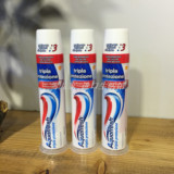现货 意大利原装Aquafresh三色牙膏站立式牙膏成人牙膏100ml单支