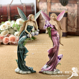欧式树脂家居装饰品唯美时尚高档创意客厅天使摆件结婚礼物99系列