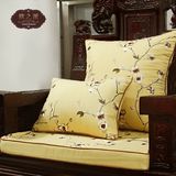 古典红木坐垫飘窗垫海绵新中式刺绣坐垫圈椅垫罗汉床垫实木沙发垫