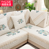 沙发垫布艺全棉防滑沙发坐垫子简约现代四季欧式沙发巾沙发套罩