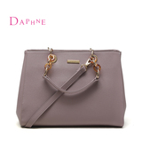 Daphne/达芙妮2015冬季新款纯色女包大容量手提包斜挎包杀手包包