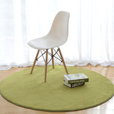 圆形珊瑚绒地毯 现代简约客厅茶几沙发卧室满铺超大地垫门垫脚垫
