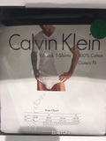台湾代购顺丰直邮Calvin Klein男士纯棉短袖V领内衣半袖打底衫T恤
