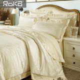 ROKA 正品家纺 奢华丝绵提花四件套 欧式宫廷 床上用品 婚庆床品