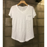 韩国代购2016年夏季新款韩版短袖T恤女学生纯棉纯色宽松百搭上衣