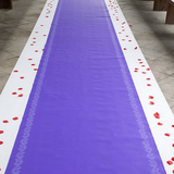 化纤庆典楼梯婚庆用品布置唯美紫色红地毯结婚一次性专用卧室617