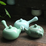 特色陶瓷功夫茶具正品龙泉青瓷个人茶壶一壶二杯礼盒装普洱品茗杯