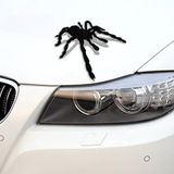 3D立体感辟邪蜘蛛车贴搞笑卡通创意汽车贴纸个性装饰拉花改装贴画