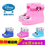 迪士尼宝宝婴儿雨鞋男童女童幼儿儿童水鞋两用保暖防滑小童雨靴