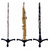 长笛 黑管/单簧管 高音 直管萨克斯 通用型支架 折叠 稳定