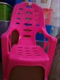 加厚塑料扶手椅/户外休闲大排档成人沙滩桌椅/加厚靠背塑料椅子