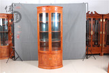 红木酒柜非洲花梨木展示柜实木中式家具储物柜双门转角陈列柜