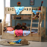 包邮全实木儿童床上下床高低床环保特价子母床双层床松木床上下铺