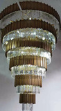 专业生产定制工程非标灯具 长款 造型 异形 不规则个性创意水晶灯