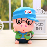 大号猪存钱罐 韩国创意麦兜猪储蓄罐储钱罐儿童女生生日礼物礼品