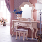 欧式梳妆台　田园带抽化妆桌　法式环保公主妆台妆凳卧室组合家具