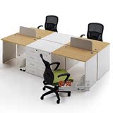 长沙板式桌面屏风隔断电脑桌办公家具简约现代职员台员工卡座书桌