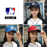 【MLB】韩国专柜正品代购16新款字母拼色百搭夏季防晒棒球帽