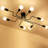 创意个性吸顶灯铁艺灯具北欧美式简约现代大厅灯卧室灯客厅灯特价