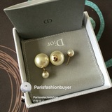 法国正品代购 Dior/迪奥 经典款大小珍珠耳钉 珍珠原色