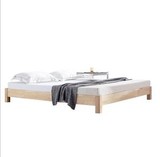 促销特价北欧宜家实木床实木榻榻米床日式双人床简约床架1.5米1.8