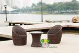 桌椅组合三件套花园阳台塑料仿藤休闲椅子茶几五件套厂家直销C023